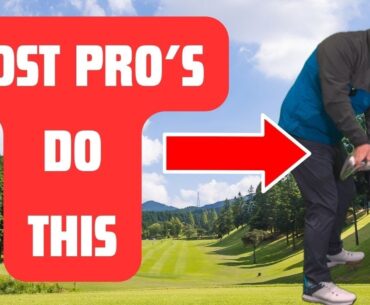 TAKEAWAY IN THE GOLF SWING - MOST PROS DO THIS!