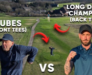 Can Tubes Beat A LONG DRIVE CHAMPION Playing Off The Front tees??? | Tubes v Bry Roberts |
