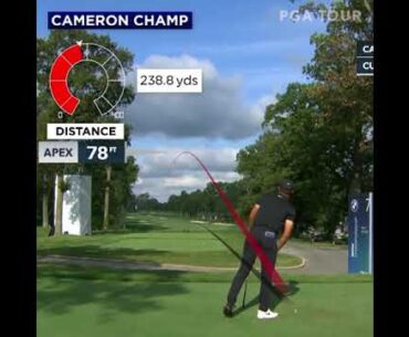 No.1 long hitter  "Cameron Champ" fantastic swing motion & slow motion