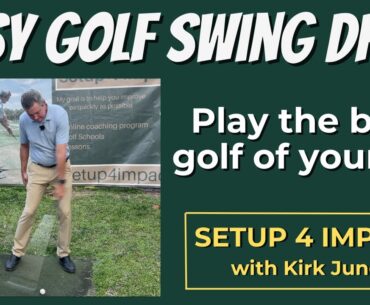Easy Golf swing drill to learn perfect impact.