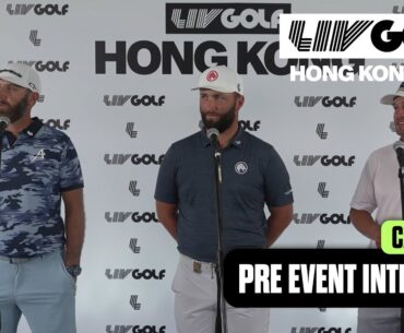 CAPTAINS INTERVIEW: Rahm, Bryson, DJ Meet The Media | LIV Golf Hong Kong