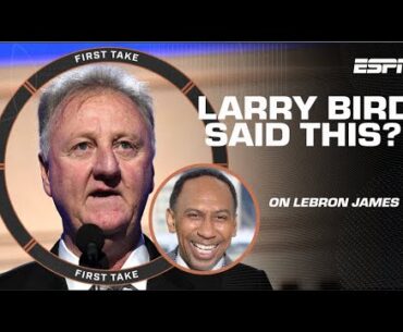 Stephen A., Shannon Sharpe & Perk go OFF THE RAILS talking LeBron-Larry Bird | First Take