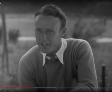 Bobby Jones Golf Tip:  You must always feel the weight of the club head