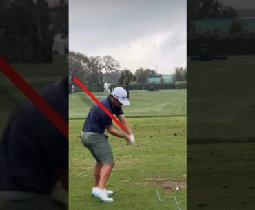 Kurt Kitayama Driver Swing Vertixal to shallow