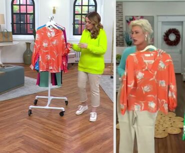 Belle by Kim Gravel Magnolia Wishes Blouse on QVC