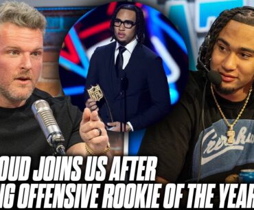 CJ Stroud Joins Pat McAfee Fresh Off Offensive Rookie Of The Year Award