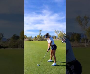 Alexandra Harju #golf #golfswing #shorts