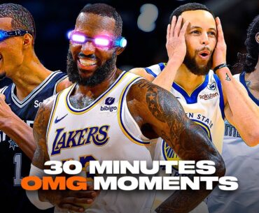 30 Minutes of NBA "OMG" Moments in 2024 Season 😱