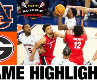 #13 Auburn vs Georgia Highlights | NCAA Men's Basketball | 2024 College Basketball