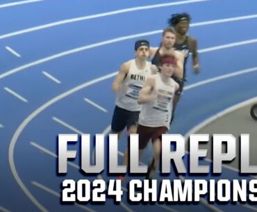 2024 NCAA DIII indoor track & field championship: Day one full replay