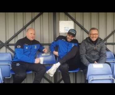 Pre-match interview with Dave Ricardo, James Piercy and Steve Mulligan.
