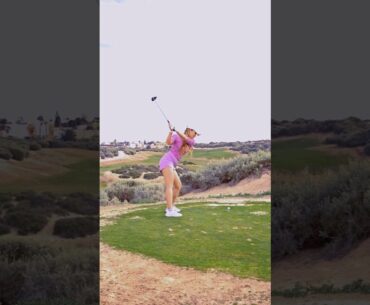 Claire He #golf #golfswing #shorts