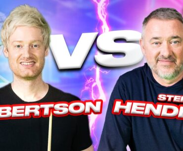 Neil Robertson VS Stephen Hendry In An Epic Snooker Skills Battle