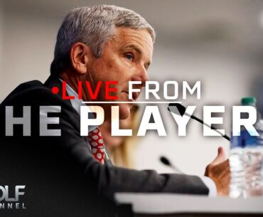 Jay Monahan believes negotiating with PIF is 'best outcome' | Live From The Players | Golf Channel