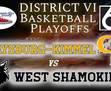 District 6-2A Boys Basketball Playoffs -- Consolation Game -- Claysburg-Kimmel at West Shamokin