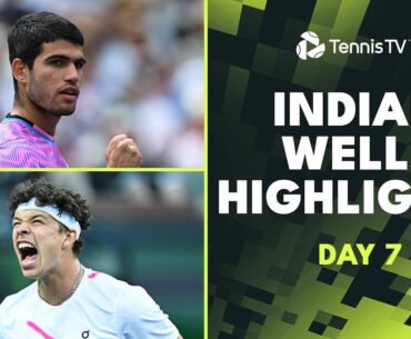 Sinner Faces Shelton; Alcaraz Back In Business | Indian Wells 2024 Day 7 Highlights