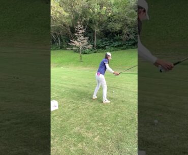 Nice Swing #golfswing #golfgirls #golftip #klpga #golfchipping #golflife