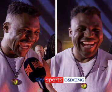 Francis Ngannou's sinister laugh is terrifying! 😈