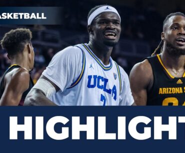 Arizona State vs. UCLA Men's Basketball Highlights | 2023-24 Season