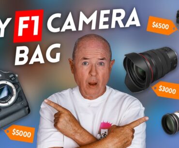 My $60k F1 Camera Bag!