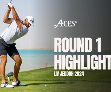 Dustin Johnson Round 1 Highlights - LIV Jeddah 2024