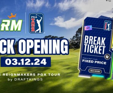 The Break by DraftKings: Reignmakers PGA TOUR Breaks 3/12/24