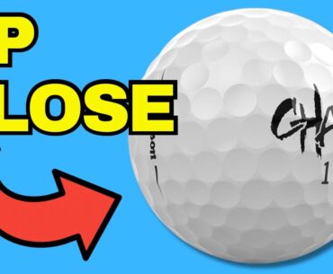 Wilson CHAOS Golf Ball - Up Close!