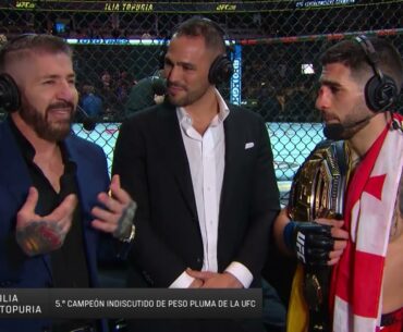 De Alicante para el Mundo | UFC 298 Ilia Topura Entrevista Posterior