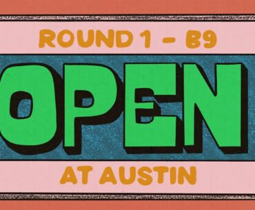 2024 The Open at Austin | MPO R1B9 | Williams, Robinson, Buhr, Anttila | Jomez Disc Golf