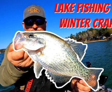 Lake Fishing For Winter Crappie