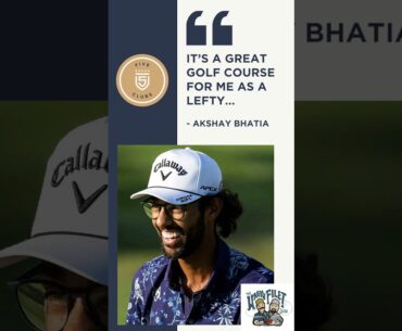 Akshay Bhatia on TPC Sawgrass and The Players