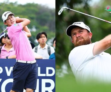 Shane Lowry and Rikuya Hoshino | Round 1 Highlights | 2024 Porsche Singapore Classic