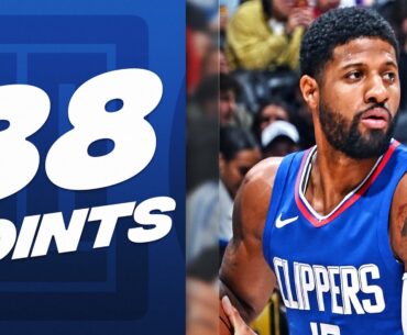 Paul George DROPS SEASON-HIGH 38 PTS In Clippers W! 🔥| January 16, 2024