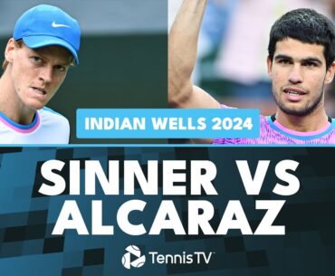 THRILLING Jannik Sinner vs Carlos Alcaraz Match | Indian Wells 2024 Highlights