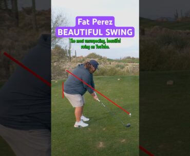 Fat Perez WHAT A SWING! #golf #golfswing