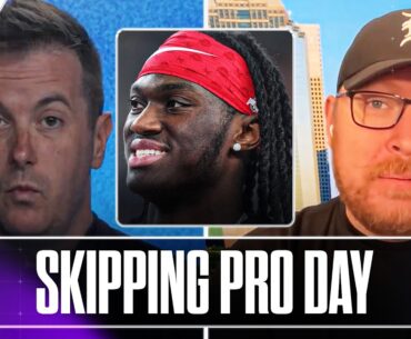 REACTION to MARVIN HARRISON JR. skipping PRO DAY | Inside Coverage | Yahoo Sports