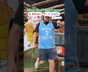 Mini Golf Madness Final | 3. Steven vs 4. Eddie (Hole 16) #minigolf