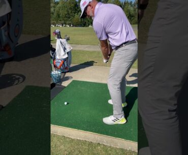 Keep the Tee Pointed Toward the Left Knee During Your Takeaway