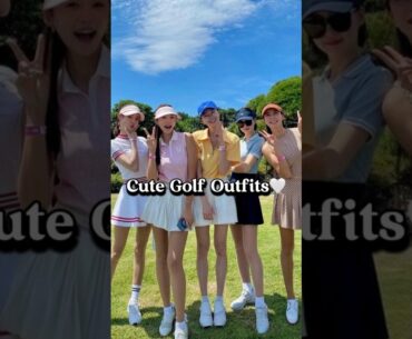 Which golf outfit is your favorite? ⛳️#shorts #golf #outfit #girl
