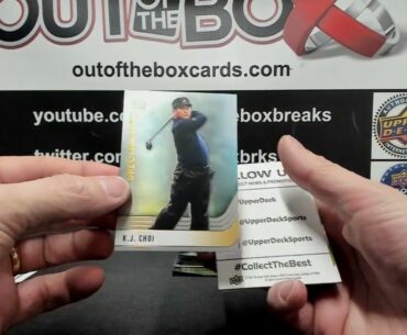 Out Of The Box Group Break #13999 UD GOLF LETTER RANDOM