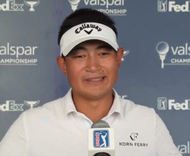 Carl Yuan Sunday Flash Interview 2024 Valspar Championship © PGA Tour