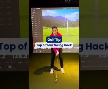 Golf Tip- Top of Your Swing Hack #golftips #golflesson #golf #shorts