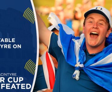 Robert MacIntyre | Undefeated | 2023 Ryder Cup