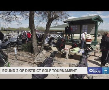 Several schools compete in round two of district golf tournament