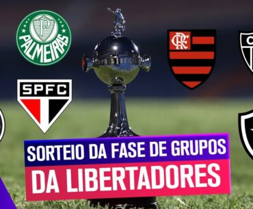 QUEM ESTÁ NO GRUPO DA MORTE? CONFIRA O SORTEIO DA LIBERTADORES 2024!