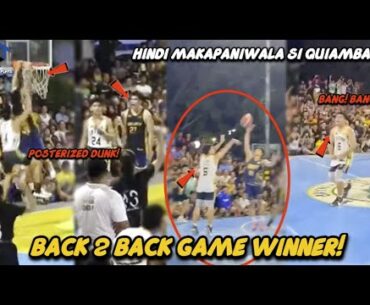 NAUMAY NA SI KEVIN QUIAMBAO SA BACK TO BACK GAME WINNER NI KG GARCIA! LAST 5 MINS. GAME 2 HIGHLIGHTS