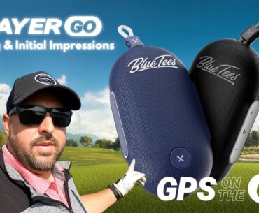 Blue Tees Golf PlayerGo Unboxing! Compact GPS Speaker!