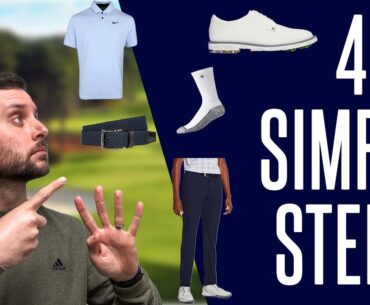How to: Dress Better For Golf! INSTANTLY LEVEL-UP Your On-Course Style With These EASY Steps!
