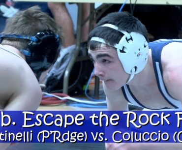 Escape the Rock 107 lb. Final | Killian Coluccio (CBA) vs. Colby Martinelli (Pennridge, PA)