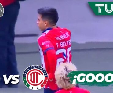 ¡GOL AL MINUTO! Beltrán abre el marcador | Chivas 1-0 Toluca | Liga Mx - CL2024 J4 | TUDN